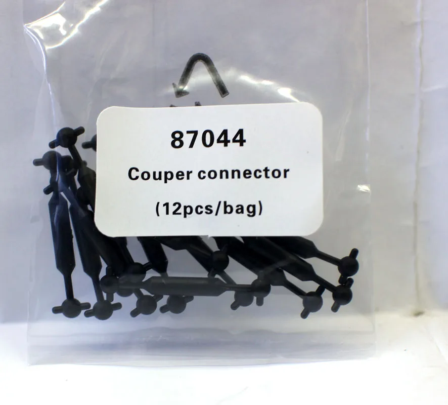 Conector do eixo de transmissão do motor de trem escala Premium HO 1:87 - Universal para modificação de trem elétrico