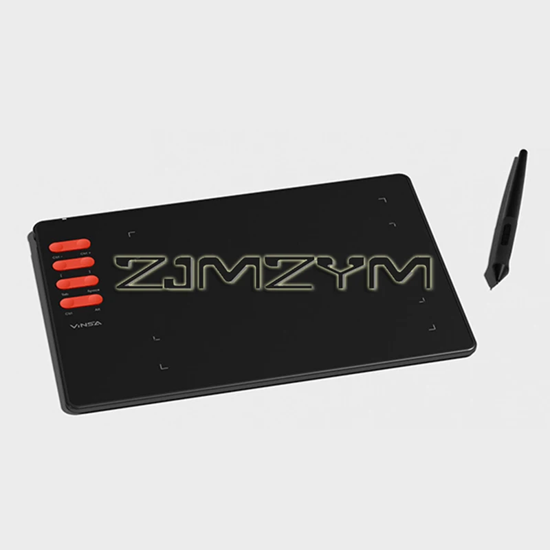 Drawing Tablet 7.6 x 5.63 Inch Graphics Tablet with Battery-Free Pen and 8192 Professional Levels Pressure, 2 OTG Adapter