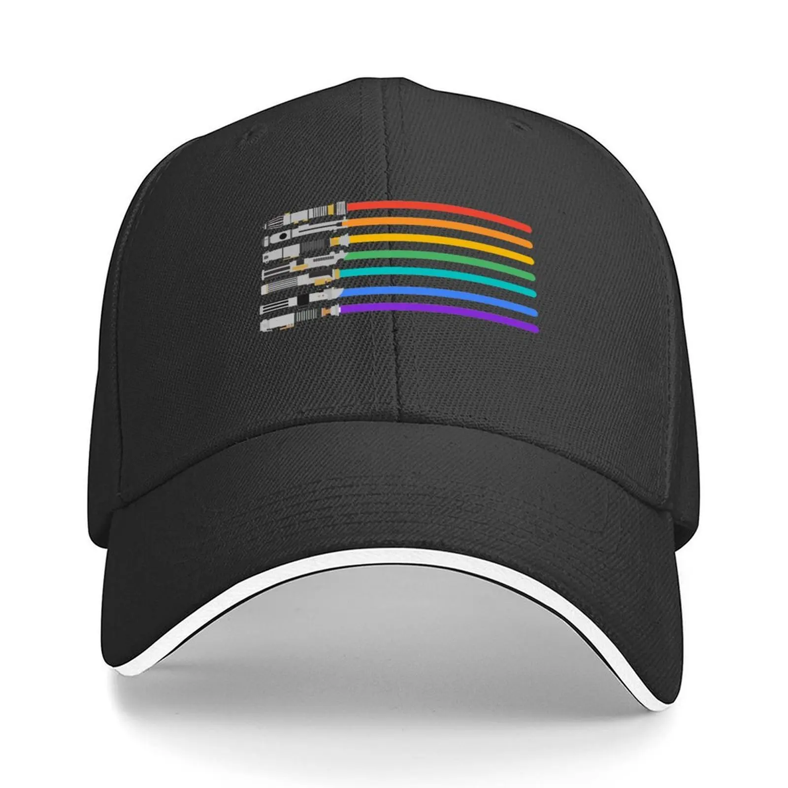 

Pride Lightsabers Baseball Cap Big Size Hat derby hat Uv Protection Solar Hat foam party Girl Men's