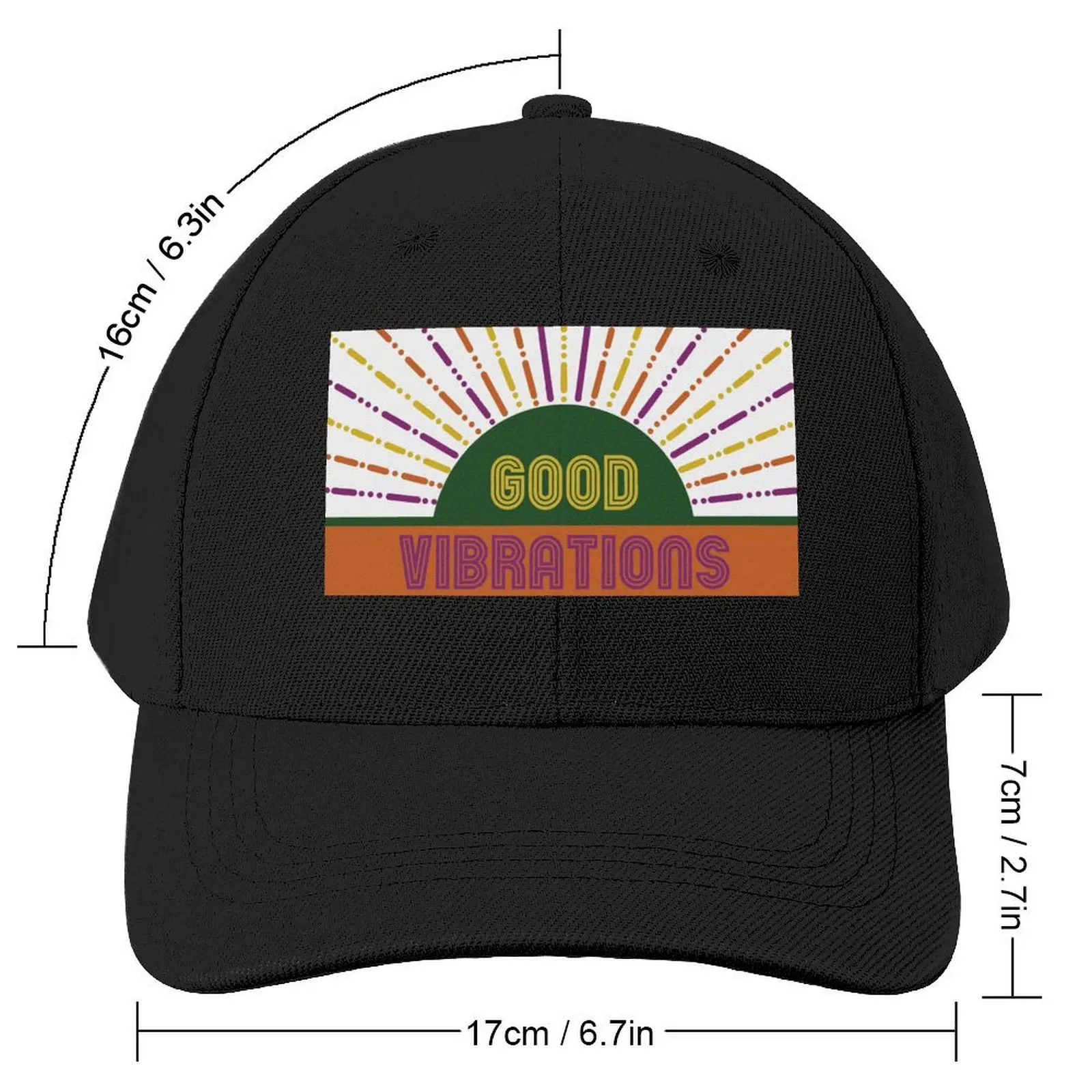 Good Vibrations - The Beach Boys Baseball Cap Fishing cap Military Cap Man Gentleman Hat Golf Wear Men Women's