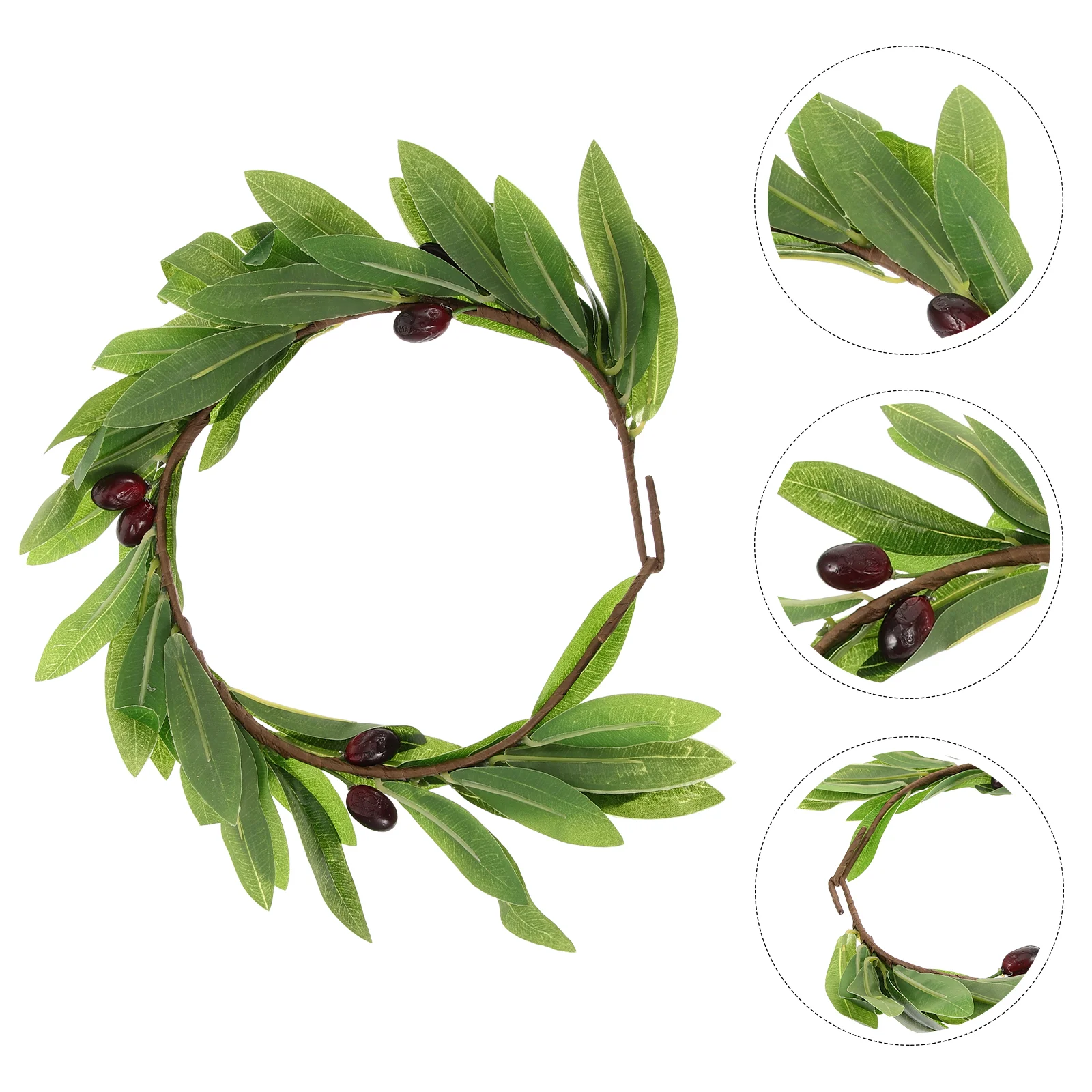 Berry Garland Wedding Front Door Wreath Flower Hair Band for Head Headdress Bride Bridal Headband Party Bands