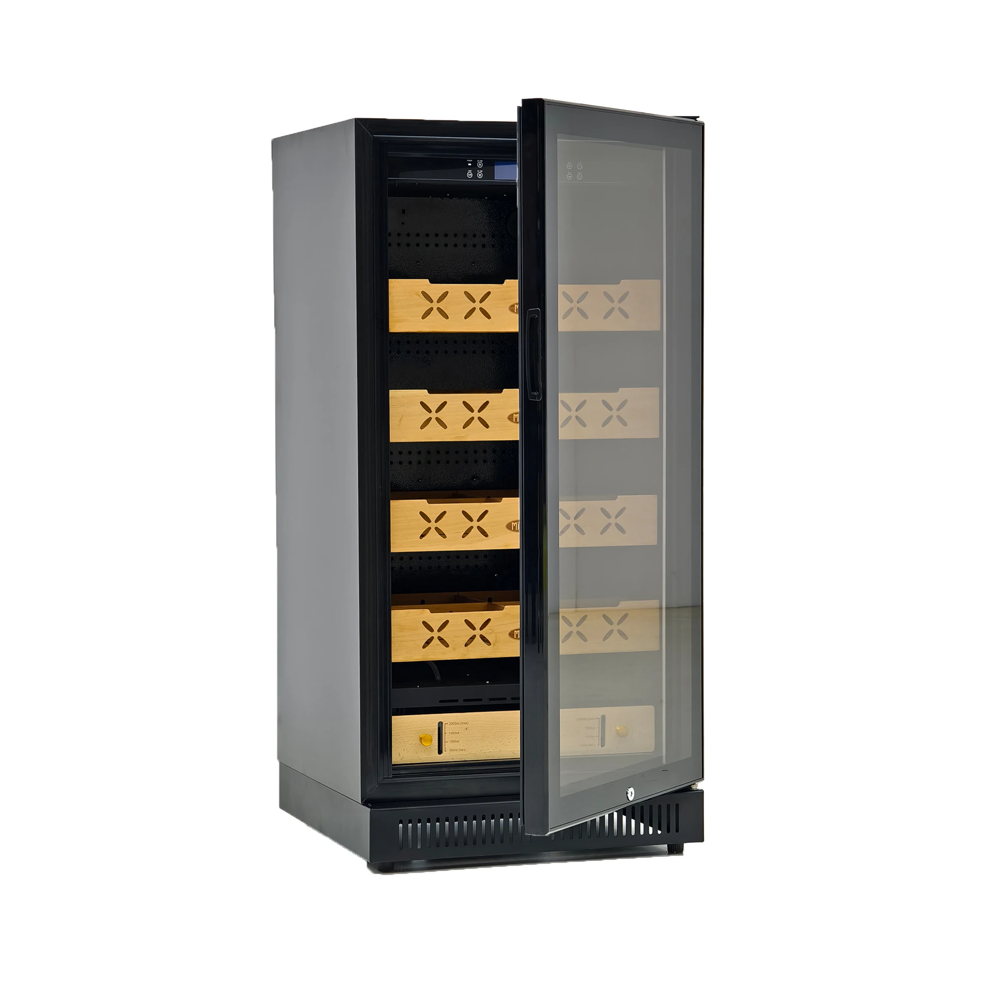 600ct Humidifier Modern Compressor Cigar Humidor Cabinet Cooler Electronic Thermostatic Humidor Cabinet with High-Grade