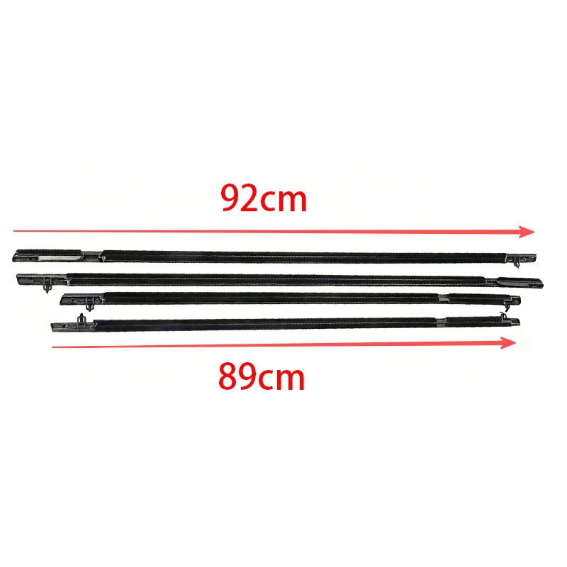 4Pcs Window Rubber Seals Trim For Civic Hatchback 2017-2021 FK 10th 5door  Weatherstrip Seal Side Door Glass Belt 72950-TGGA01