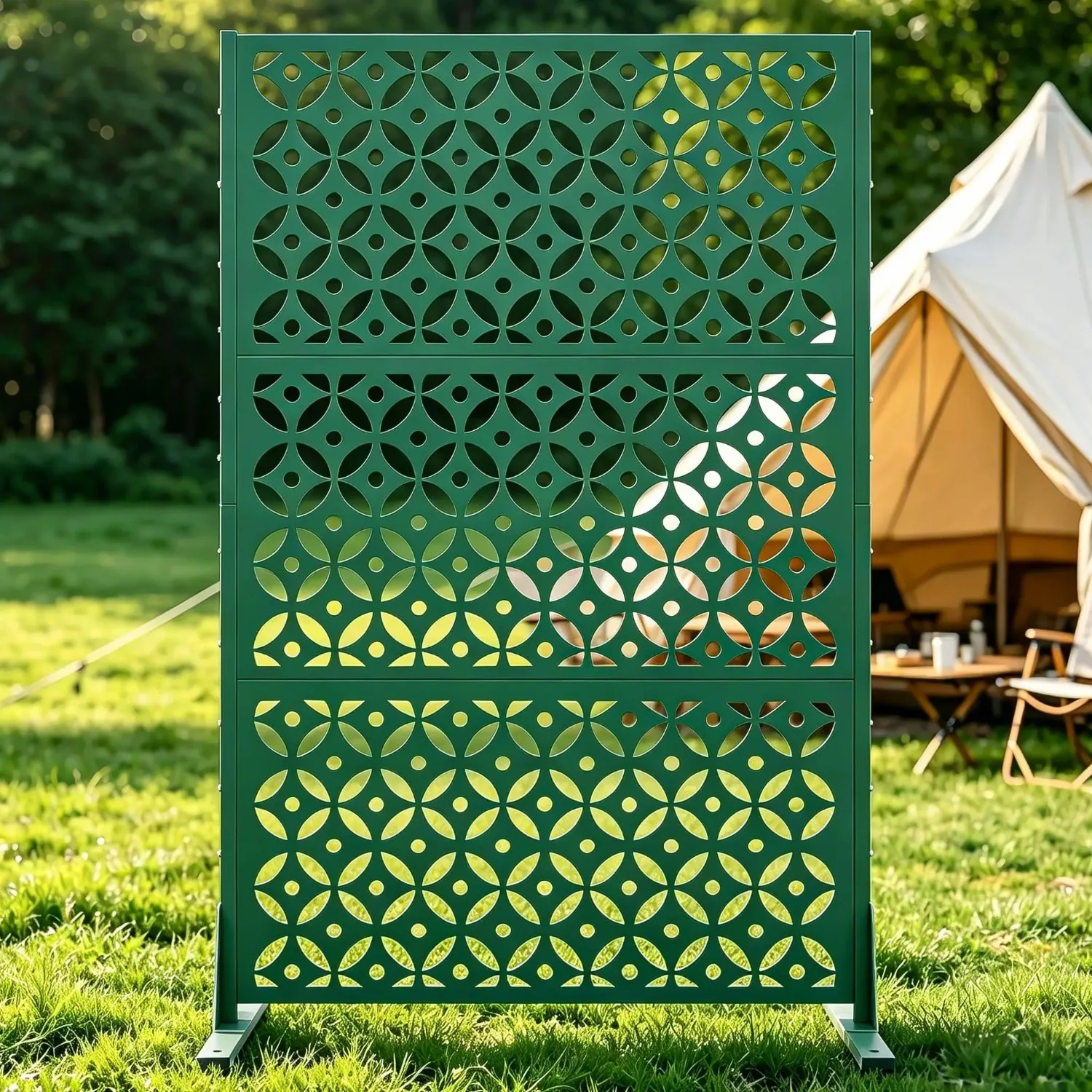 Metal Outdoor Privacy Screen Freestanding Privacy Screens,72