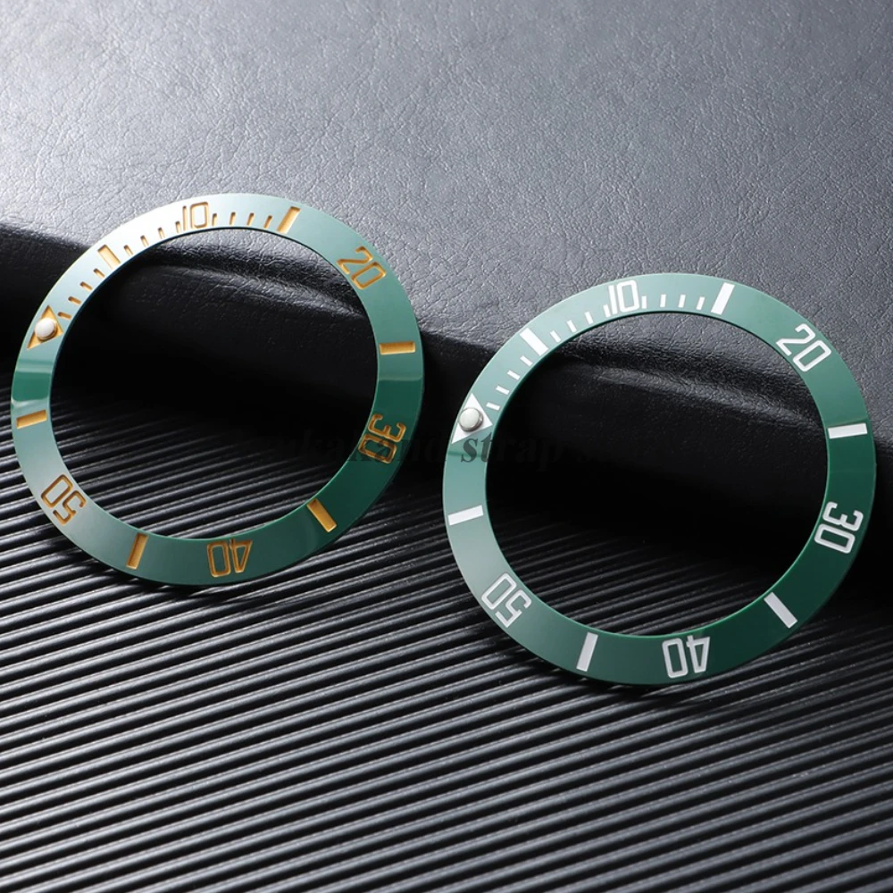 For 40mm SUB Ceramic Watch Case Alloy Watch Bezel Insert Ring Slope for Water Ghost Submariner Diving Men Watch Part Accessories