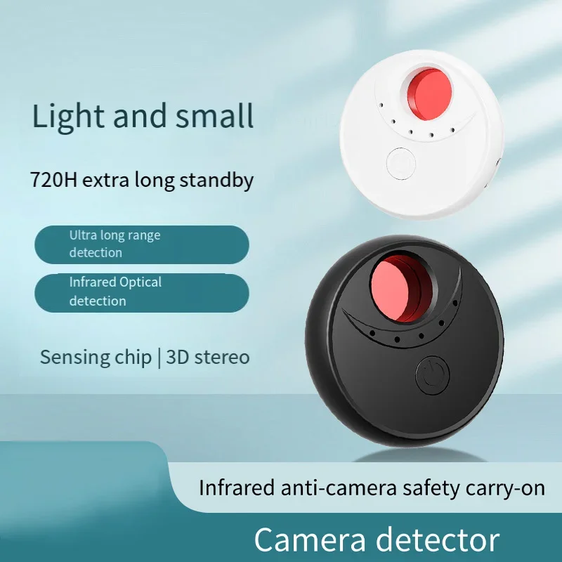 Anti-Peeping Camera Finder Camera Detector Built-in Lithium Polymer Battery Compact Size Infrared Detection Function