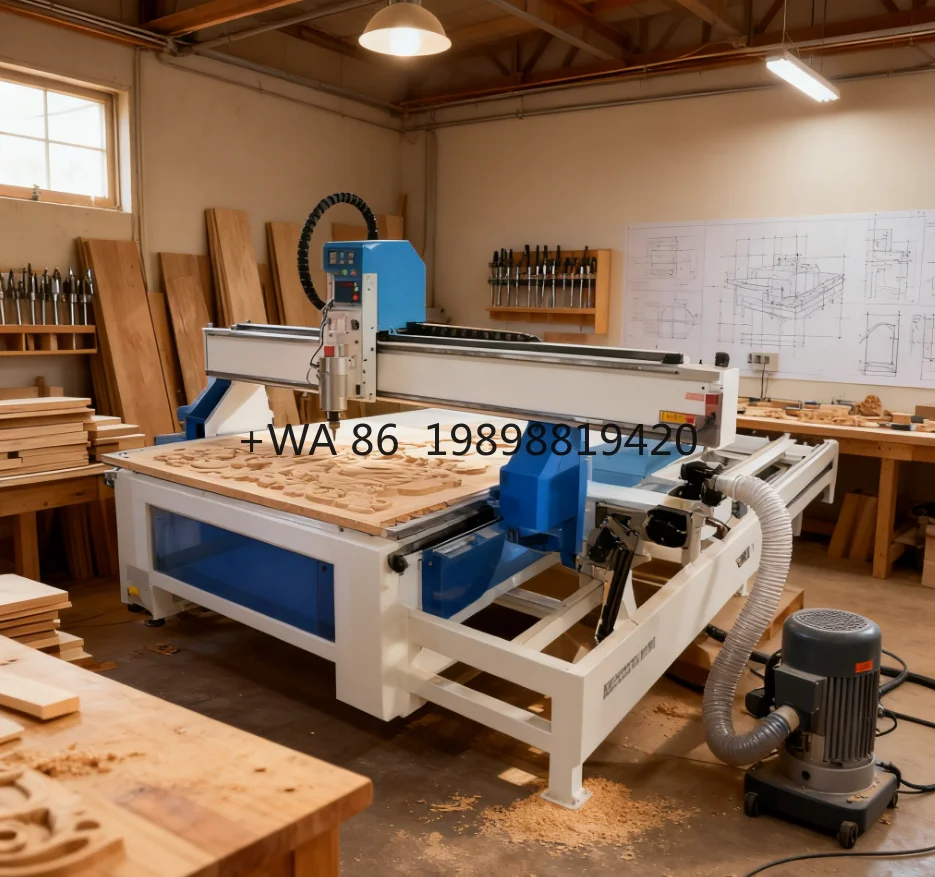 Drilling And Cutting Router Wood Woodworking Machine For Cabinet