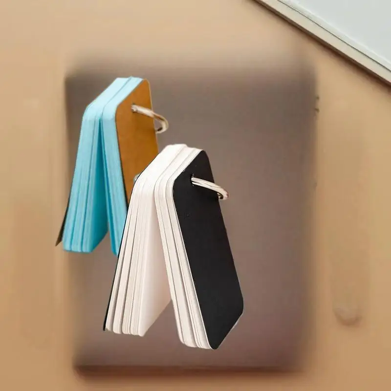

50/100PCS Colored Blank Kraft Paper Cards Craft Cards Paper Business Message Cards Flash Card Blank For Learning Study DIY Memor