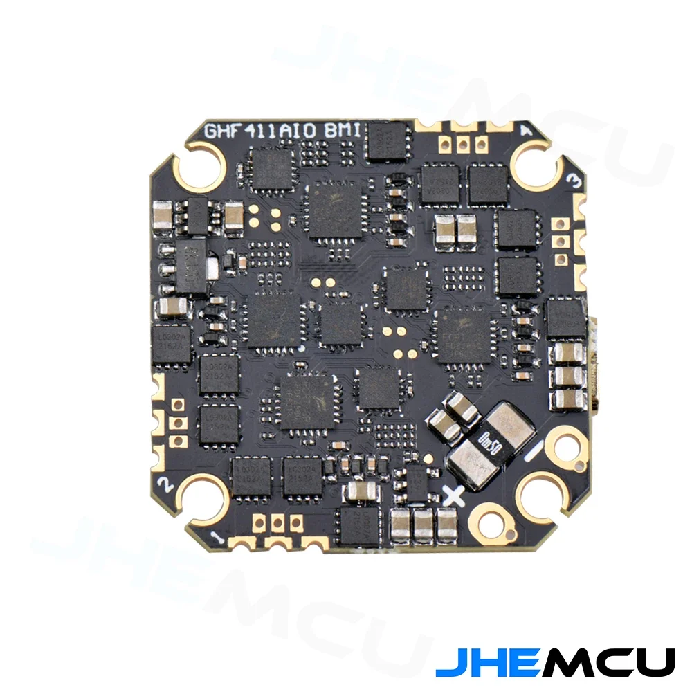 GHF411AIO-BMI 40A F4 F411 +BMI270 Flight Controller BLHELIS 40A 4in1 Speed ESC AIO 5V 10V BEC OSD 2-6S 25.5mm for stack