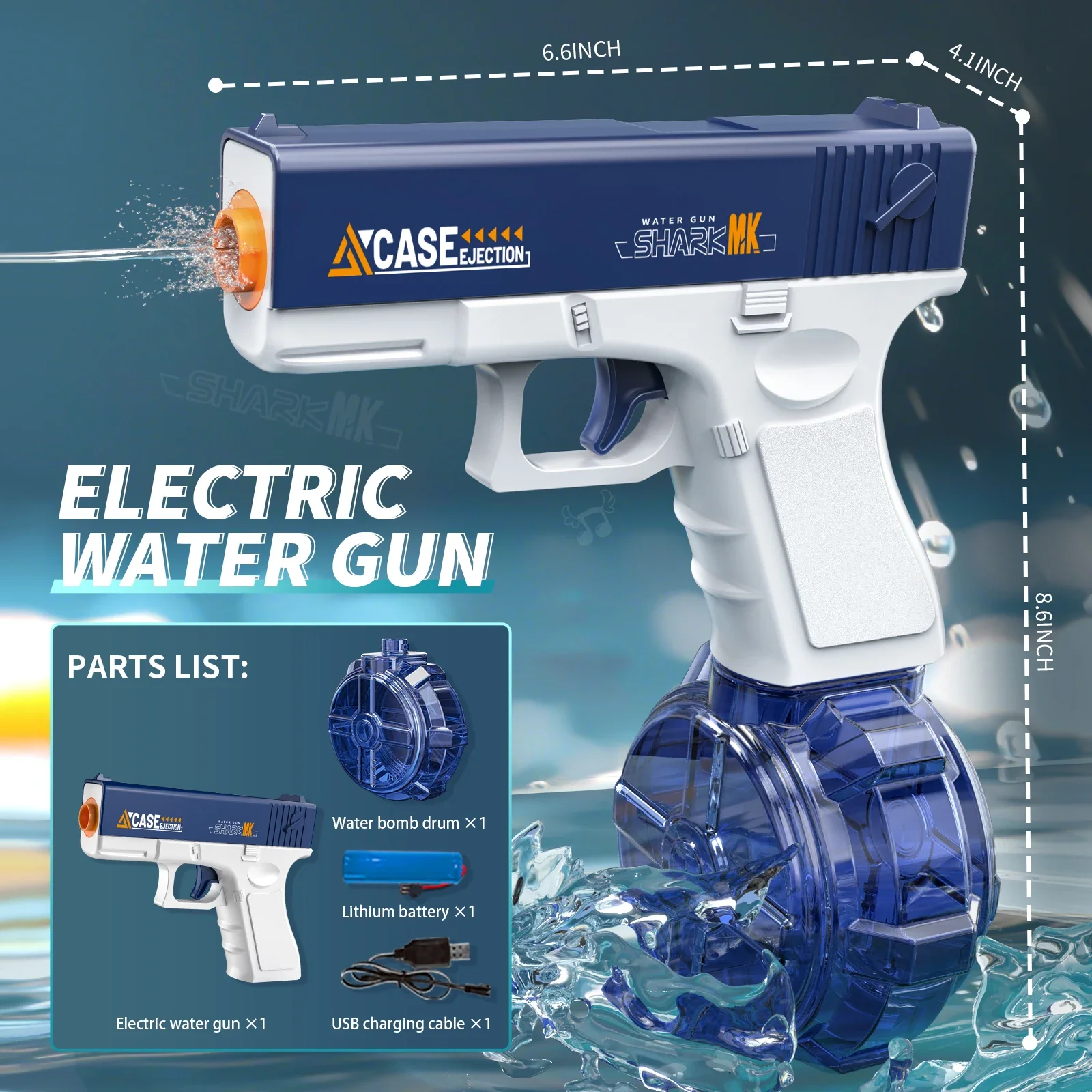 Elektrisch Waterpistool Speelgoed Draagbare Automatische Elektrische Burst Waterpistool Kids Outdoor Water Speelgoed