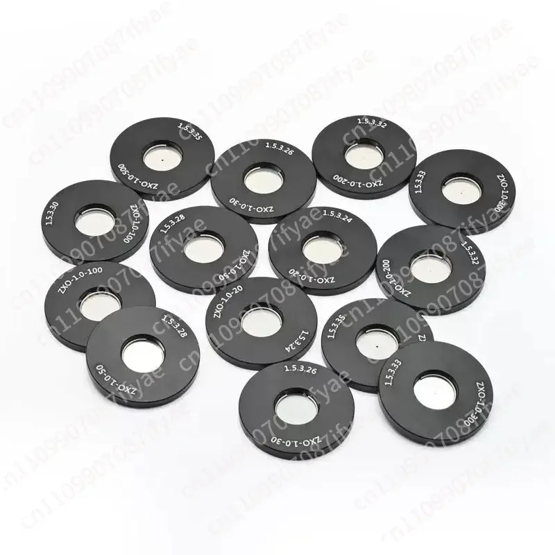 Precision pinhole Pinhole diameter 20-2000 microns Optical experiment φ 30/40/50 um/75 micron fixed ring