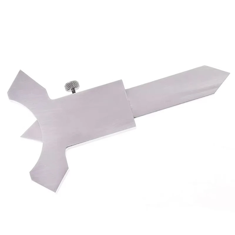 ABMO 0-20Mm Calibro di giuntura per saldatura portatile Profondità di metallo Spessore Angolo di ispezione Righello Strumento per la lavorazione del legno 60 70 80 90 Angolo
