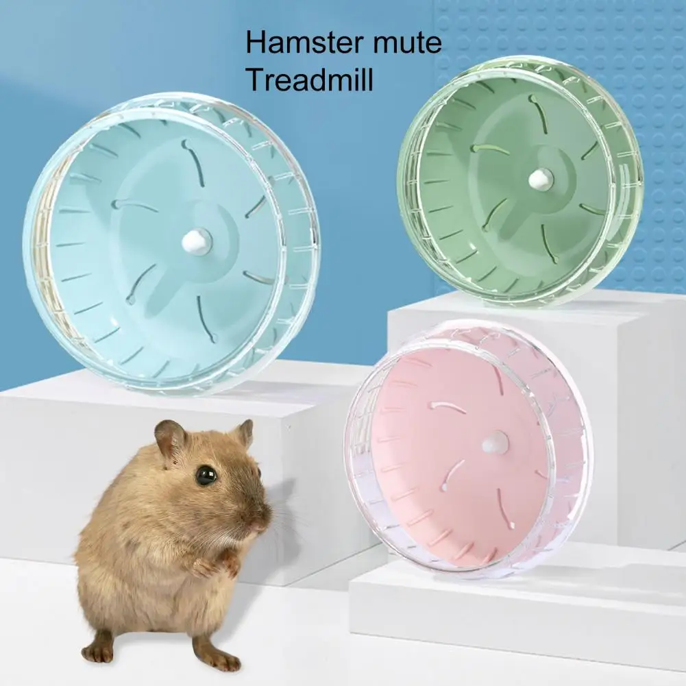 

12cm/14cm Hamster Running Disc Toy Adjustable Height Hamster Rat Gerbil Silent Spinner Small Pet Rotatory Jogging Wheel