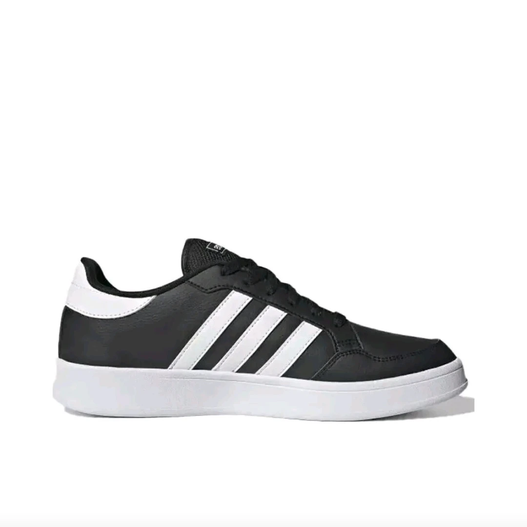 

Adidas Neo Breaknet Men's Skateboarding Shoes, Wear Resistant, Retro Style, Casual Sneakers, Black/White