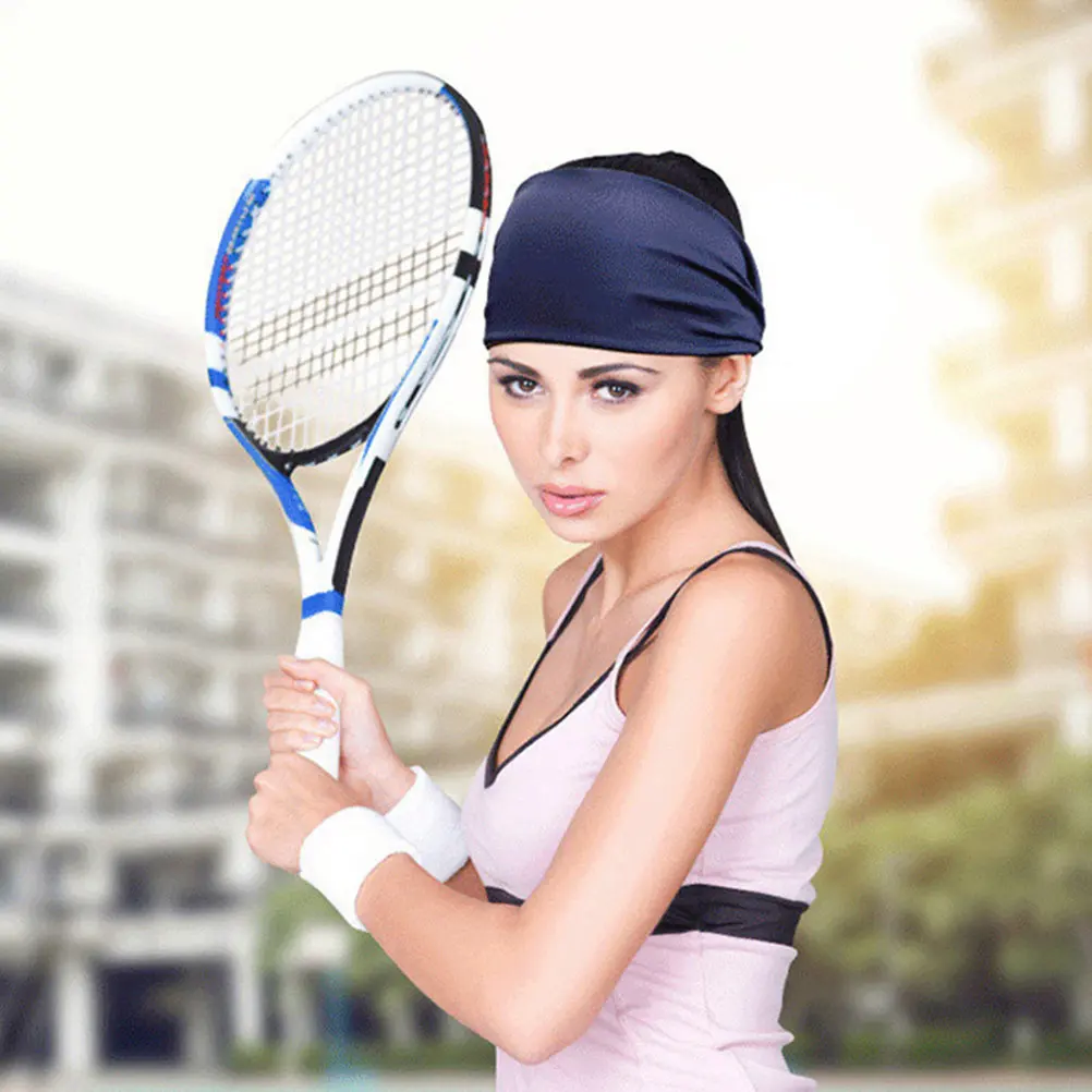 

6Pcs Elastic Fitness Headbands Sweat Absorbing Hair Bands for Yoga Face Washing Makeup Running Sports Headwrap