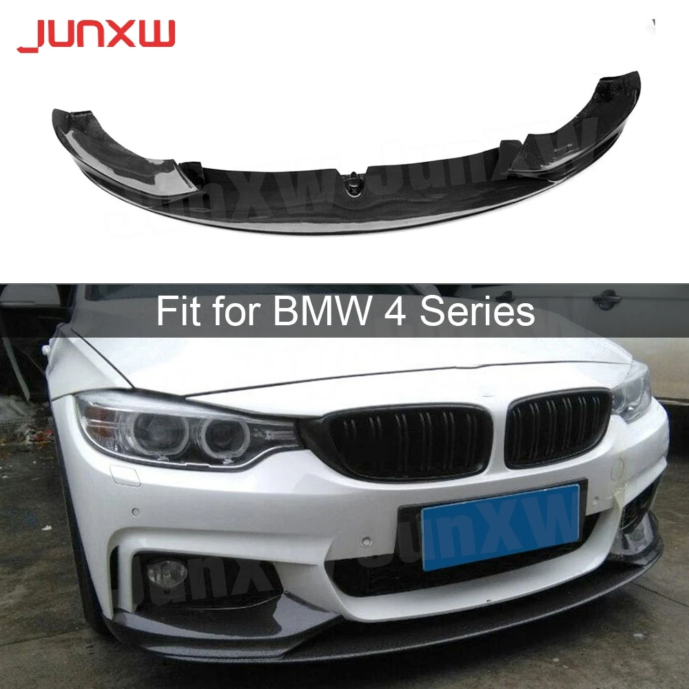 

for 4 Series Carbon Fiber Front Bumper Lip Spoiler for BMW F32 F33 F36 M Sport 2014 -2018 M Style Head Chin Shovel Guard