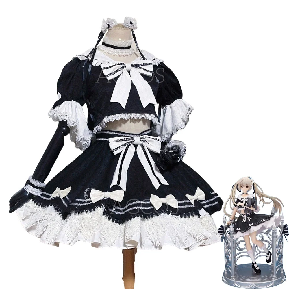 

AGCOS индивидуальный костюм Yosuga no Sora для косплея Kasugano Sora, платья Лолиты, индивидуальный размер, косплей