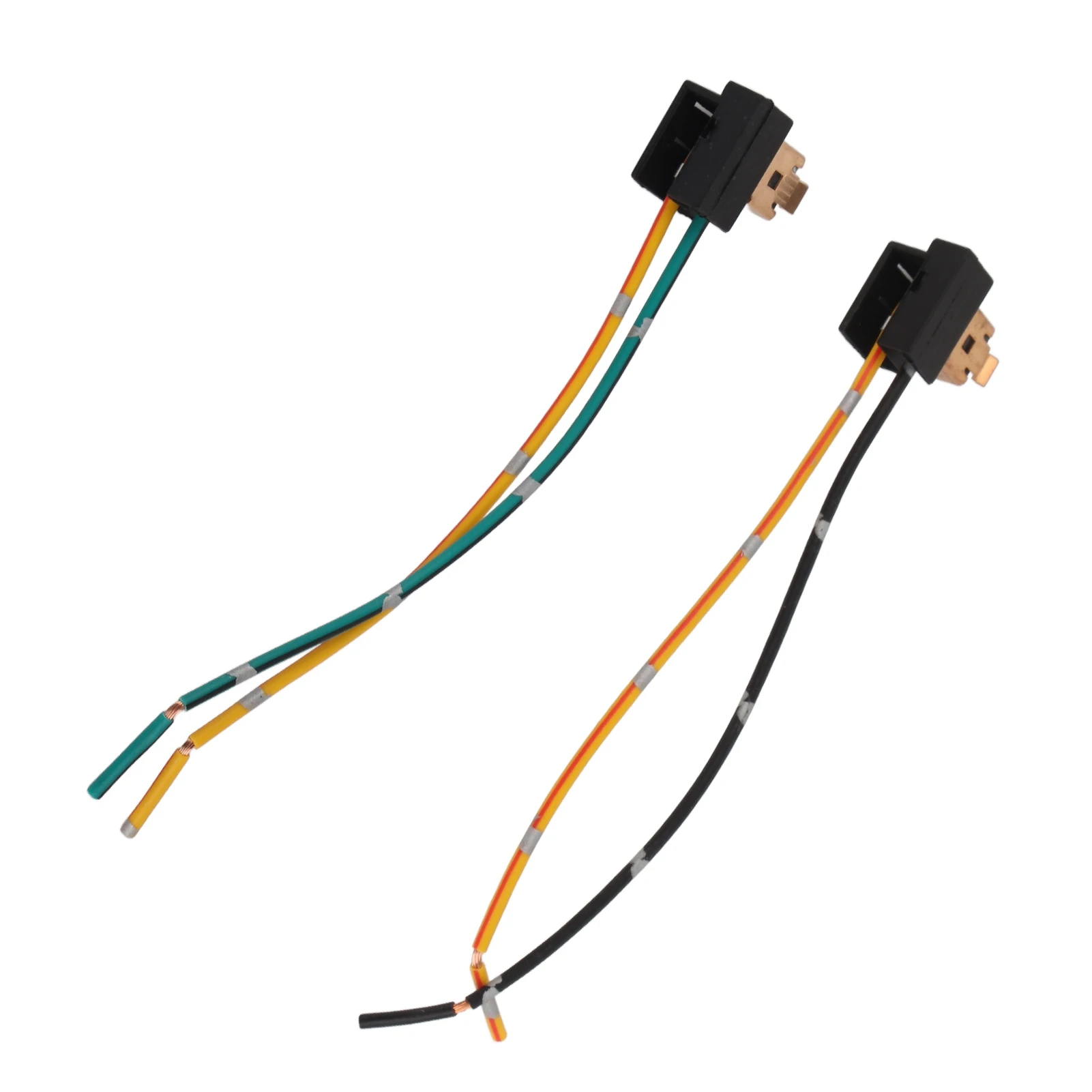 

2Pcs Headlight Lamp Bulb Socket Wiring Harness Connector Plug Adapter Line For H1 Bulb