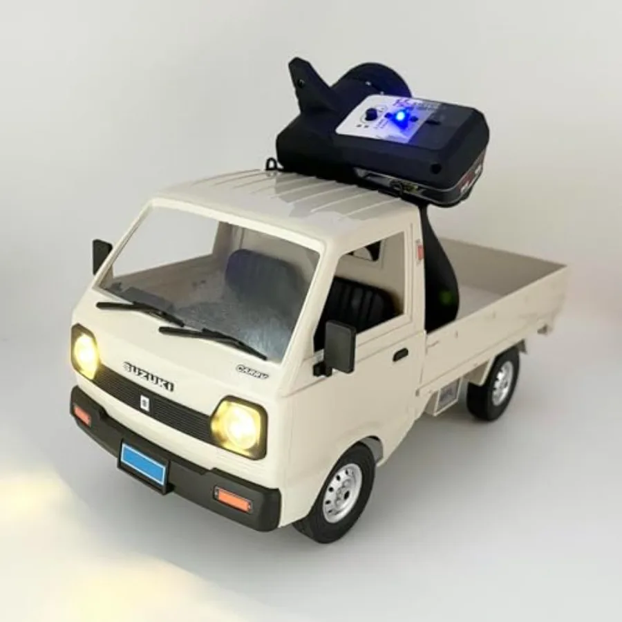 

RC car for adult hobby use ABS plastic body black 4WD off-road drift capability with 2.4 GHz proportional control and 280 motor