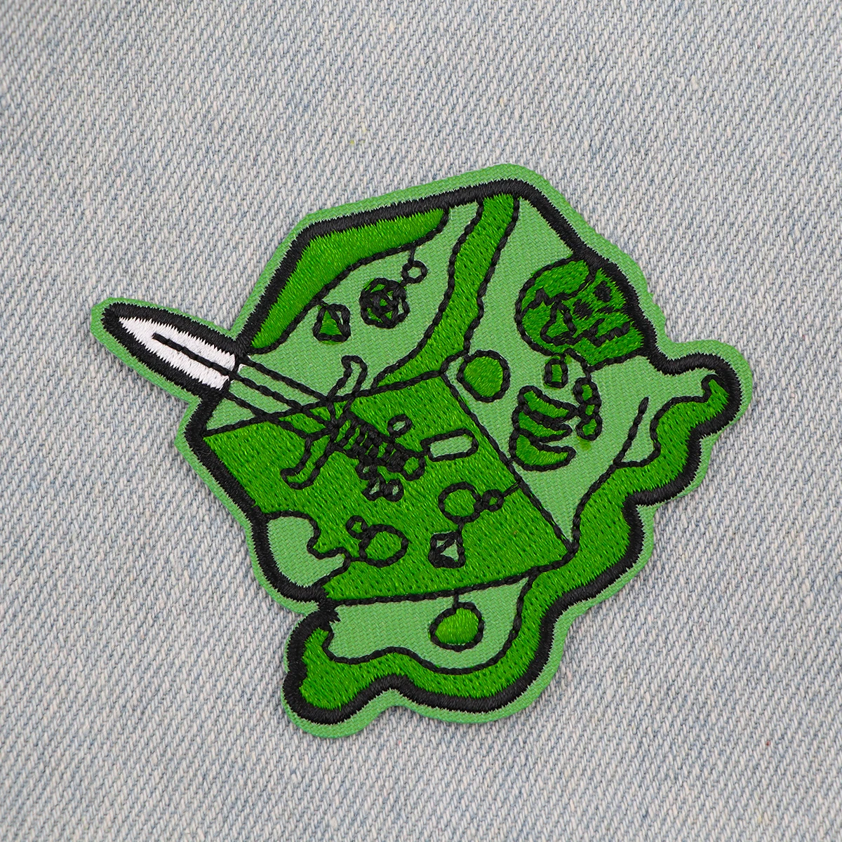Role Playing Games Embroidered Patches For Clothing Thermoadhesive Patches Dragon Patch Iron on Patches DIY Jackets Sew Stickers