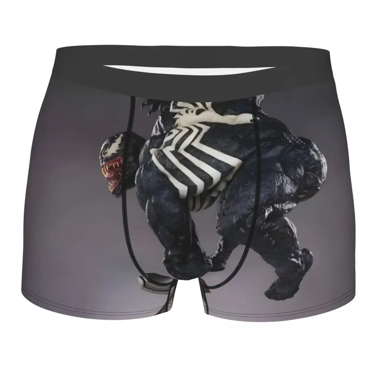 Venom Marvel Spider Man Venom Underpants Cotton Panties Men's Underwear Print Shorts Boxer Briefs