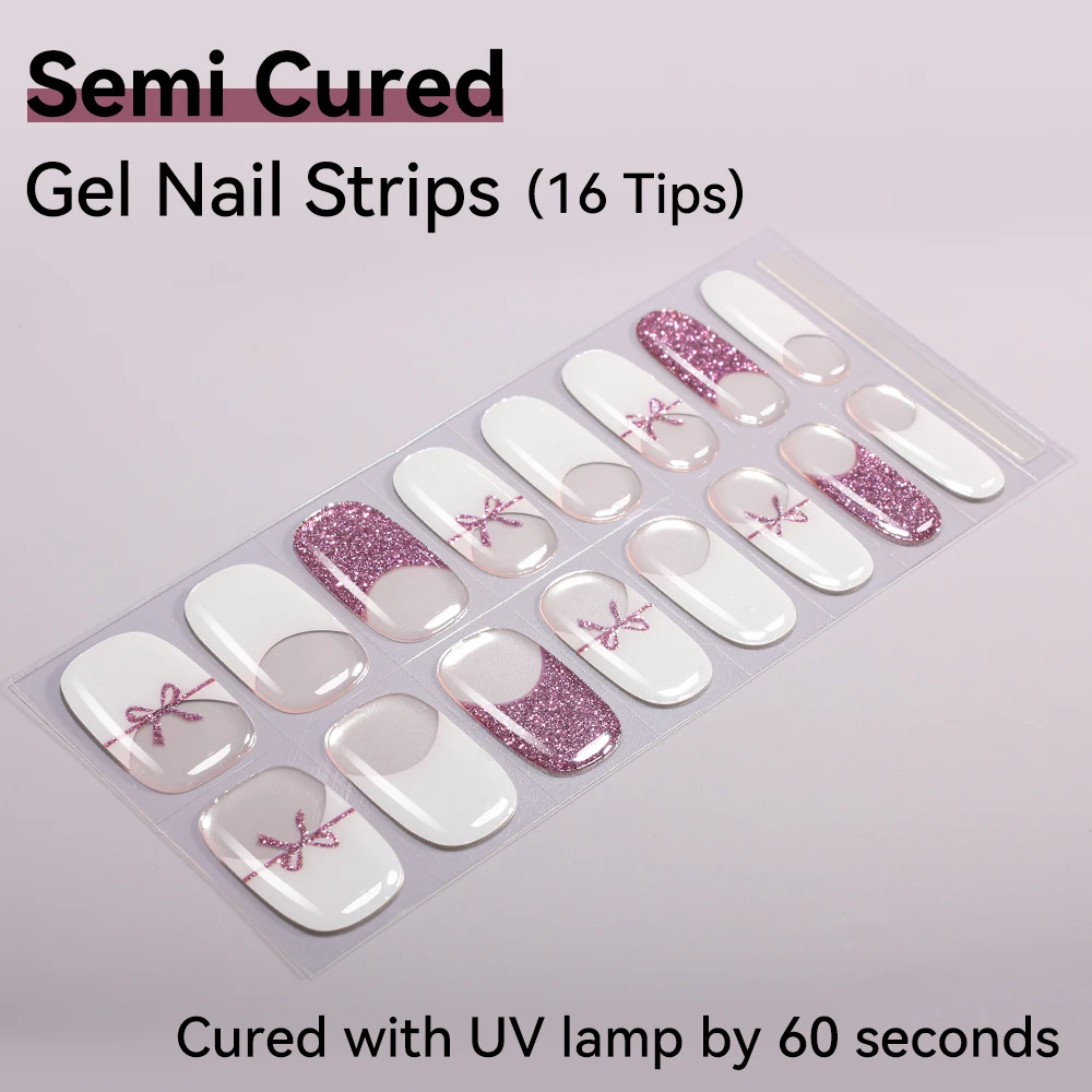 شبه العلاج هلام مسمار ملصقات بلون مسمار شبه خبز نصائح معجون كامل مسمار الشارات الأشعة فوق البنفسجية مصباح مسمار مائي ندفة الثلج مقاوم للماء #2