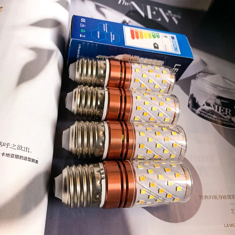 Led Corn Bulb Light E14 Chandelier Candle Light E27 Lamp 2835 110V 220V Tubes Lights Lighting For Bedroom Living Room House Home