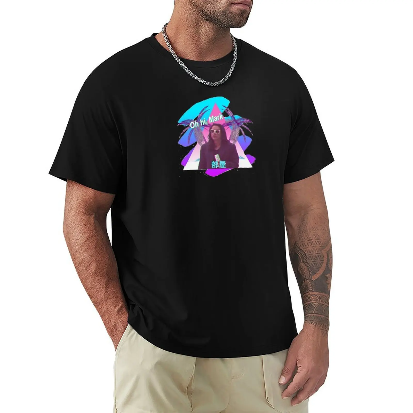 Oh hi Mark T-Shirt Classic Graphic Short Sleeve Top