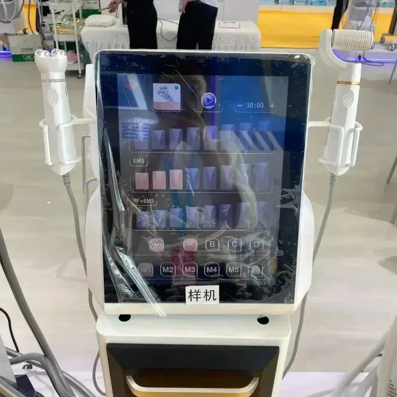 Glow Neuankömmling RFEMS Plasma Plasma Ems Rf Face Anti-Aging Lifting Faltenentfernung Muskelstimulation