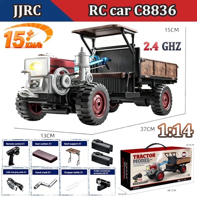 �y�Z�[�����zJJRC C8836 1/14 �q�������X�P�[�����f�� �N���V�b�N���g�� ���W�R�� �g���N�^�[�Z�b�g �d����������ԗ� �f�R���[�V�����M�t�g ���W�R���J�[ SCY