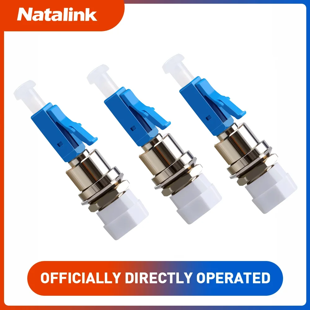Natalink LC/UPC Male to FC/UPC Female Hybrid Fiber Adapter Simplex Optical Coupler for VFL Test Jumper