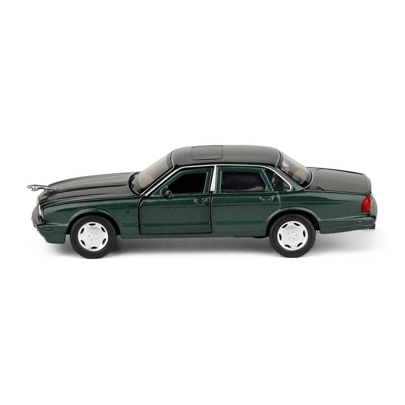 Jaguar-modelo de coche de aleación XJ6, vehículo clásico de Metal fundido a presión, modelo de coche de alta simulación, Colección Pull Back, juguete para niños, regalo, 1:36