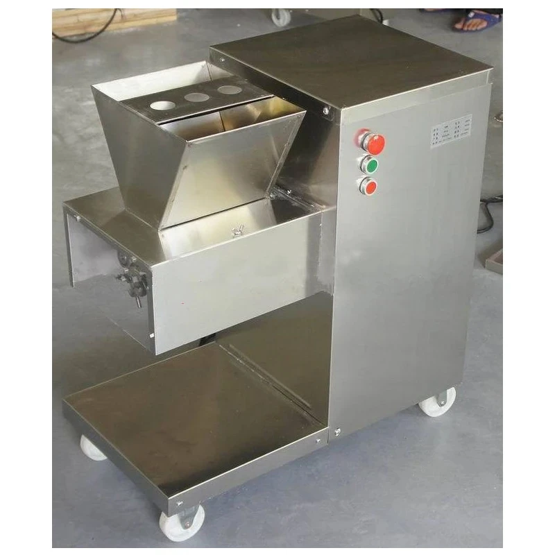 Trancheuse à viande électrique commerciale, coupe-viande en acier inoxydable, machine de traitement de la viande endo, 800 conférences, 110V, 220V, 380V