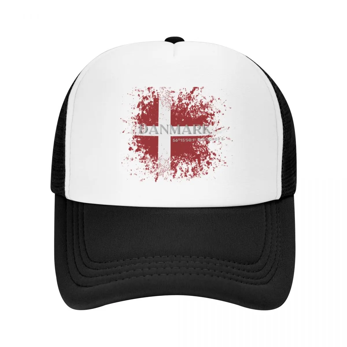 Denmark vintage grunge flag Baseball Cap Hat Beach western Hat Hats Woman Men's