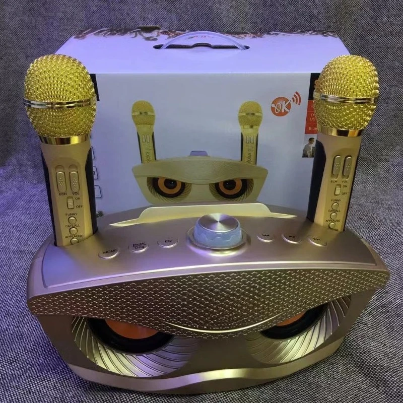 SD306 Microphone Home Style KTV Portable Sound Card Wireless Live Streaming Wireless Microphone Bluetooth Speaker Integrated