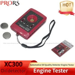 NEW XC300 Type Of Oil xc300 Gasoline Diesel Analyzer LED Digital Automotive oil Quality Detector Engine Tester Combustion Tool