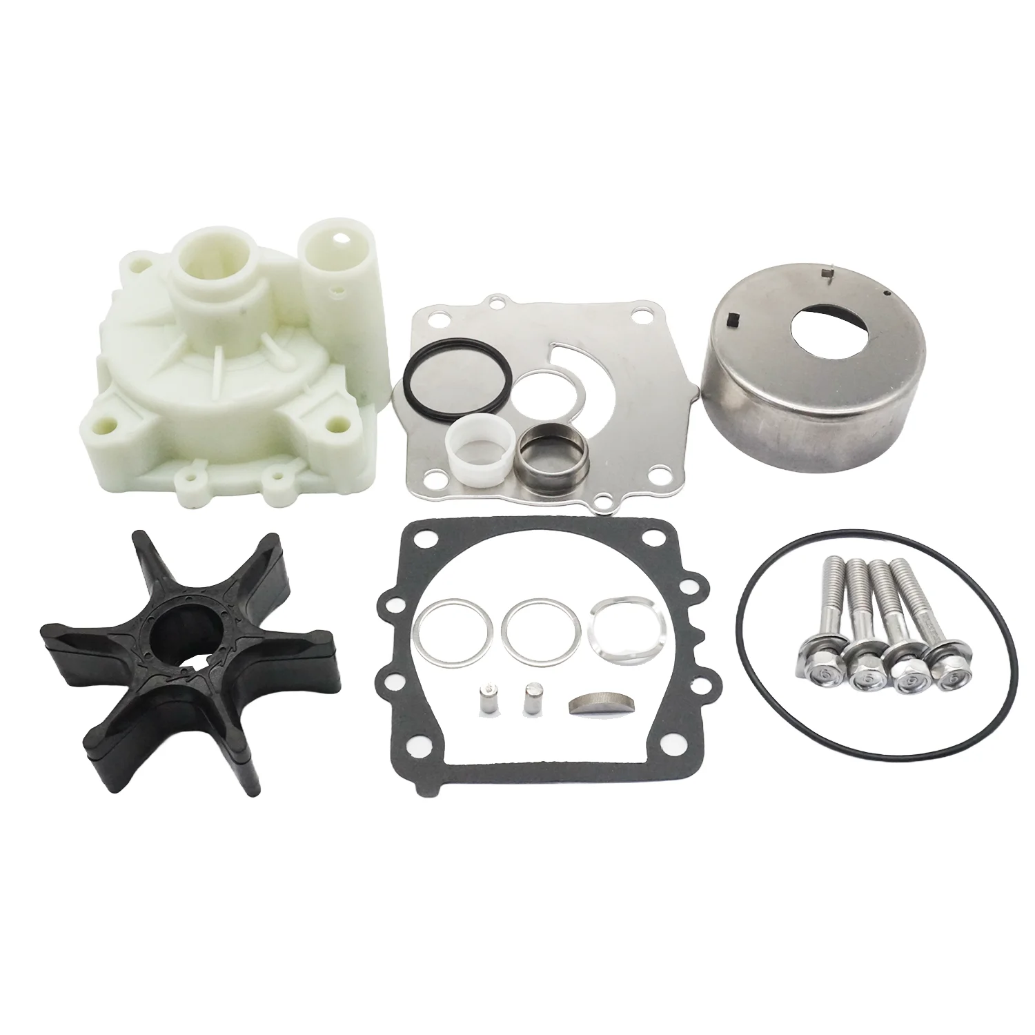 

Water Pump Impeller Repair Service Kit For Yamaha 75 90 115 HP F90B F75B F115 VF115 4 Stroke Marine Outboard Engines 68V-W0078