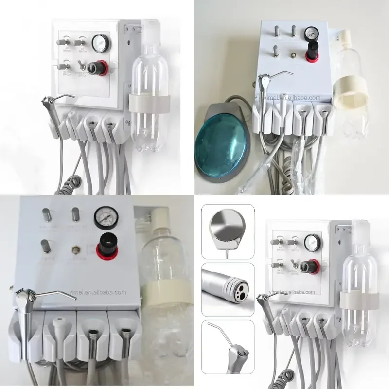 2026 Hanging Wall Portable Turbine Unit Plastic Shell With Suction Work With Air Compressor 4 Holder