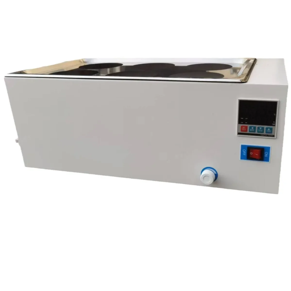 Magnetic force with stirring water bath anti-dry burning integrated die-casting stainless steel six-hole constant temperature