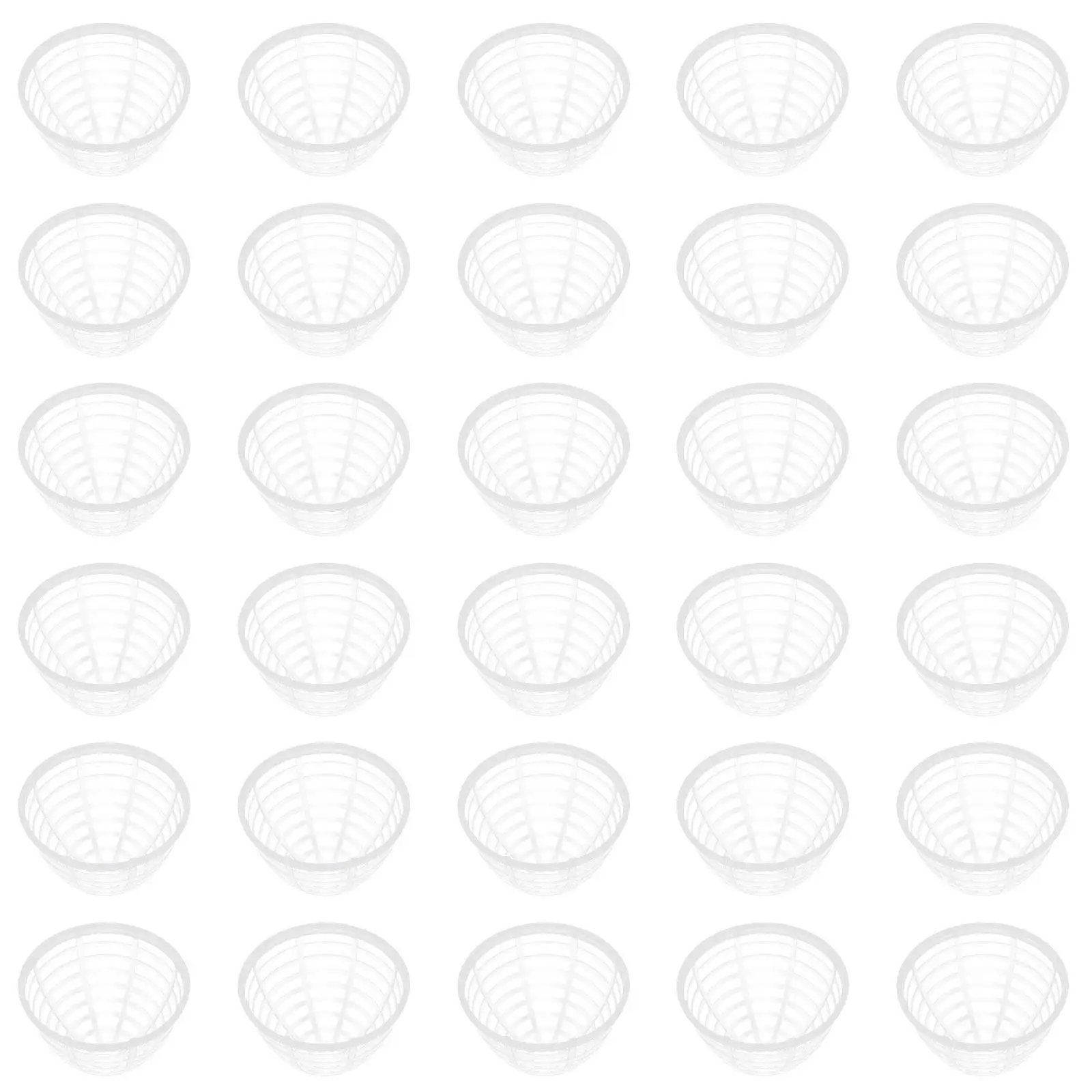 

30pcs Plastic Petticoat Round Skirt Hoop Lightweight Underskirt Hoop Wedding Prom Evening Dress Accessory Display Shelf