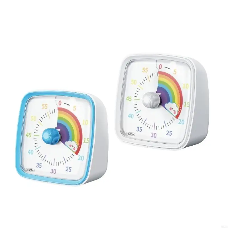 Colorful Visual Countdowns Timers Easy To Use for Kid & Adults Time Management M68E