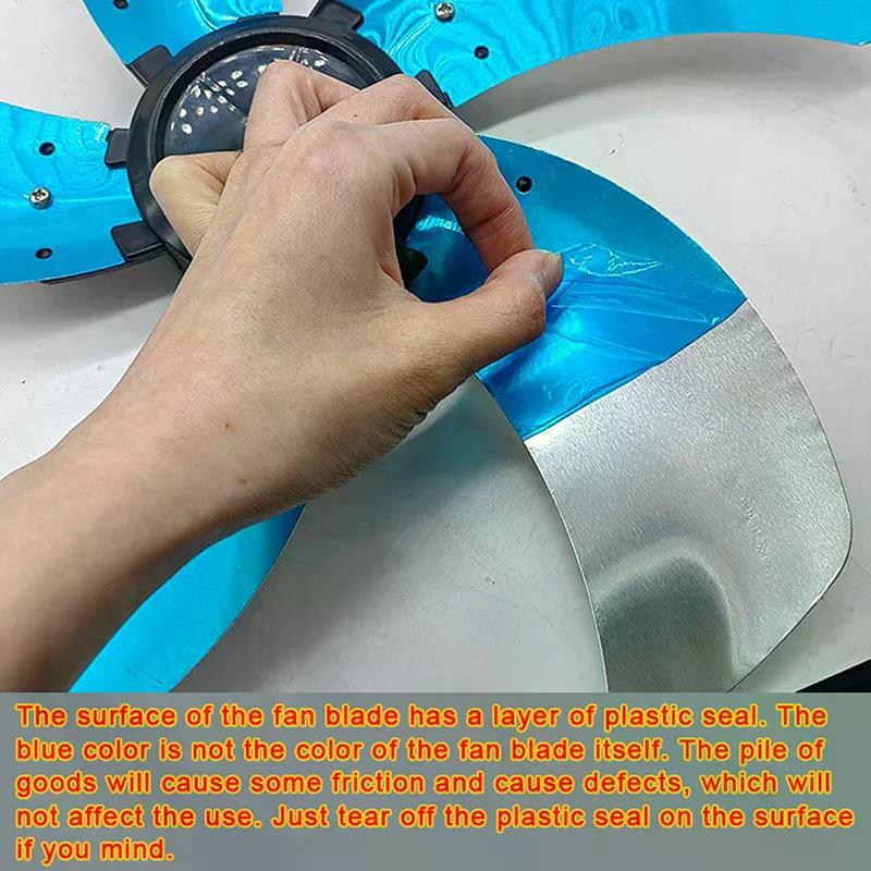 16inch Fan Blade Household Aluminum Five-blade Fan With Nut Cover Base Home Ventilation Components Fan Parts Blades Accesssories