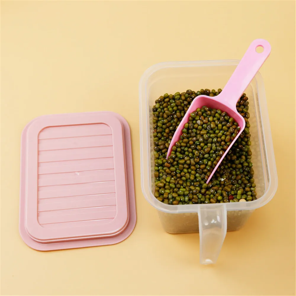 Multi-Purpose Plastic Kitchen Ice Scoops Bar Scoop for Canisters Flour Powders Dry Foods Candy Pop Corn Coffee Beans