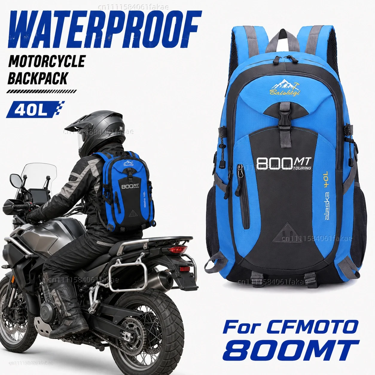 

For CFMOTO 800MT 800 MT 2021 2022 CF800 CF MT800 Motorcycle Backpack 40L Waterproof Travel Backpack Outdoor Hiking Camping
