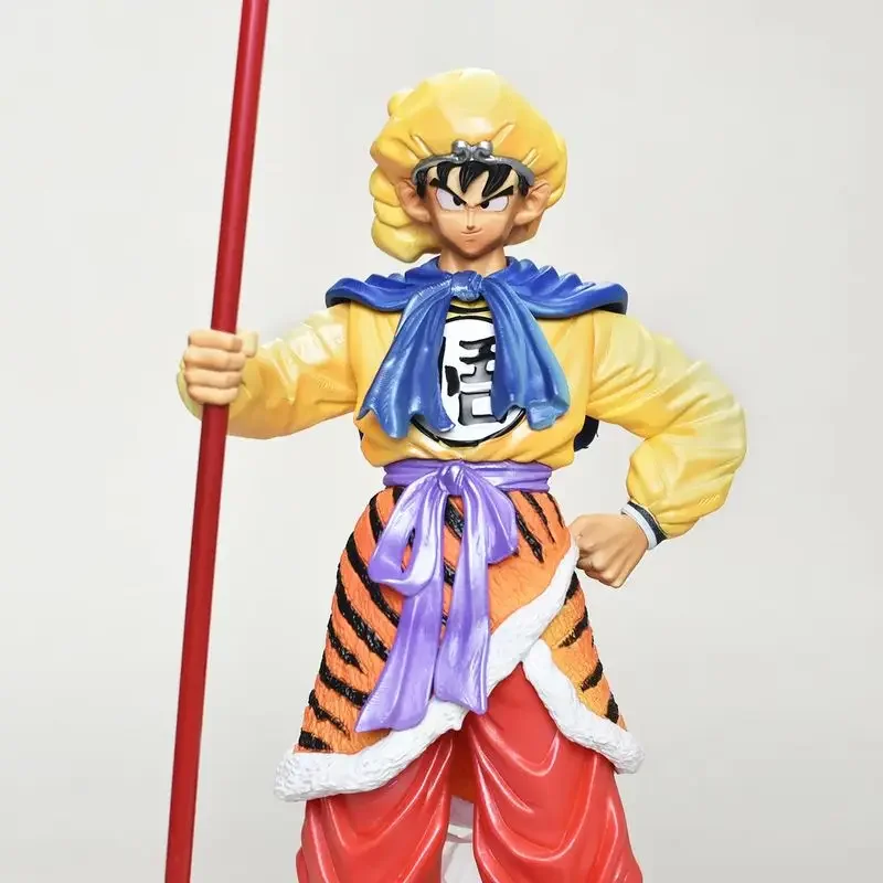 

Dragon Ball Z Son Goku Figure Tiger Skin Skirt Goku Action Figures Model Pvc Statue Collection Dolls Desk Decoration Kids Toys
