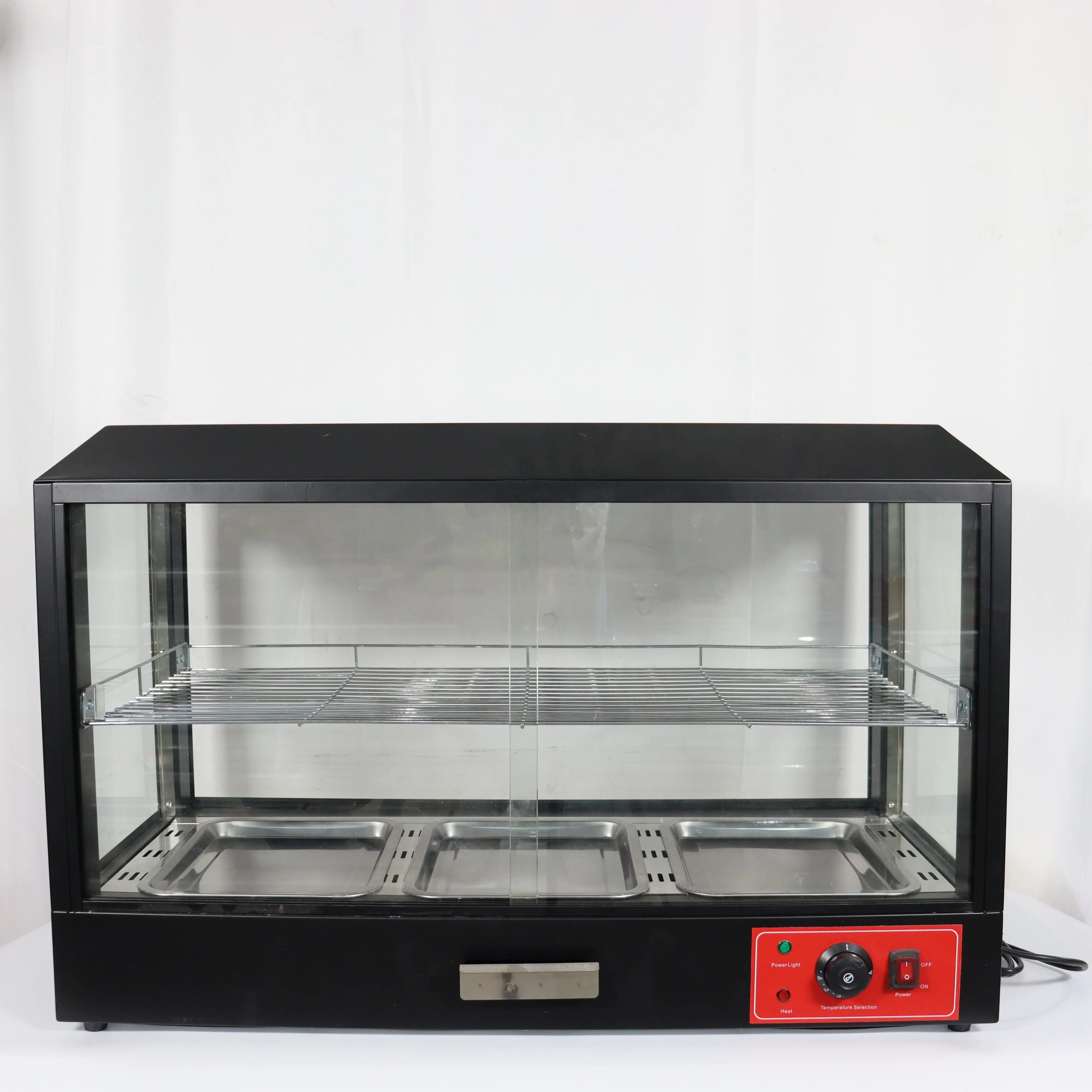 Hot Sale 3-Layer Snack Warming Showcase Hot Food Warmer Display Showcase Warming Showcase Food Warmer With Wholesale Price