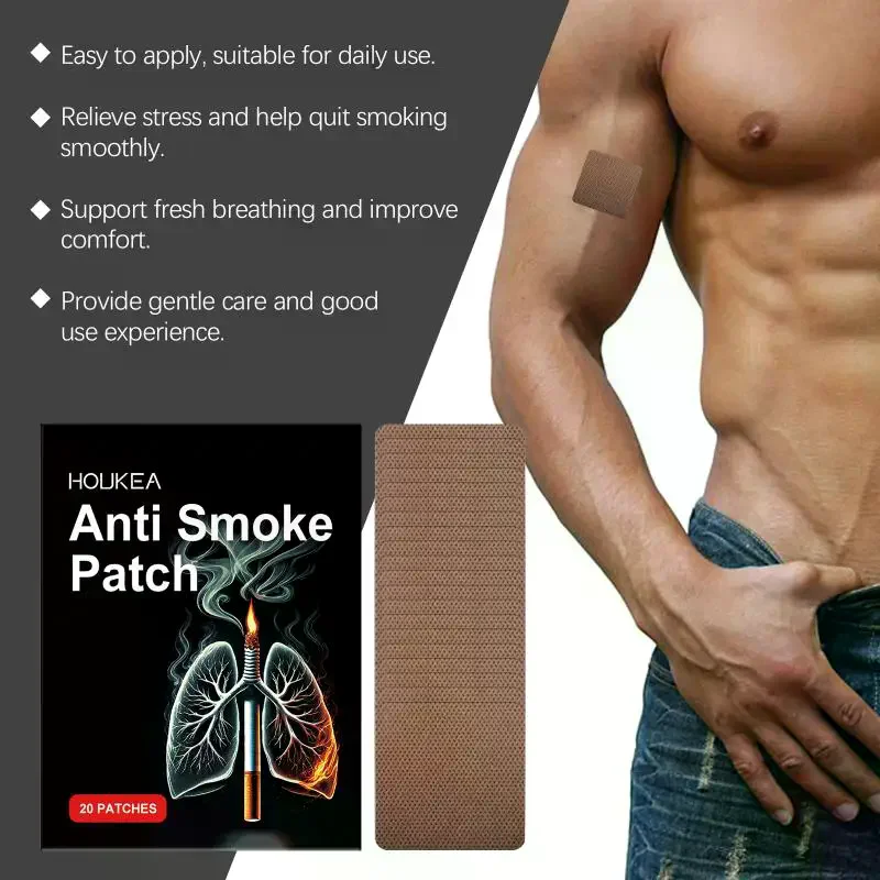 /Kuz/Anti  Patch Content Patch Plaster Transdermal Fast Effective Stop  Aid Support Approved Quit SmokingAid 20Pcs