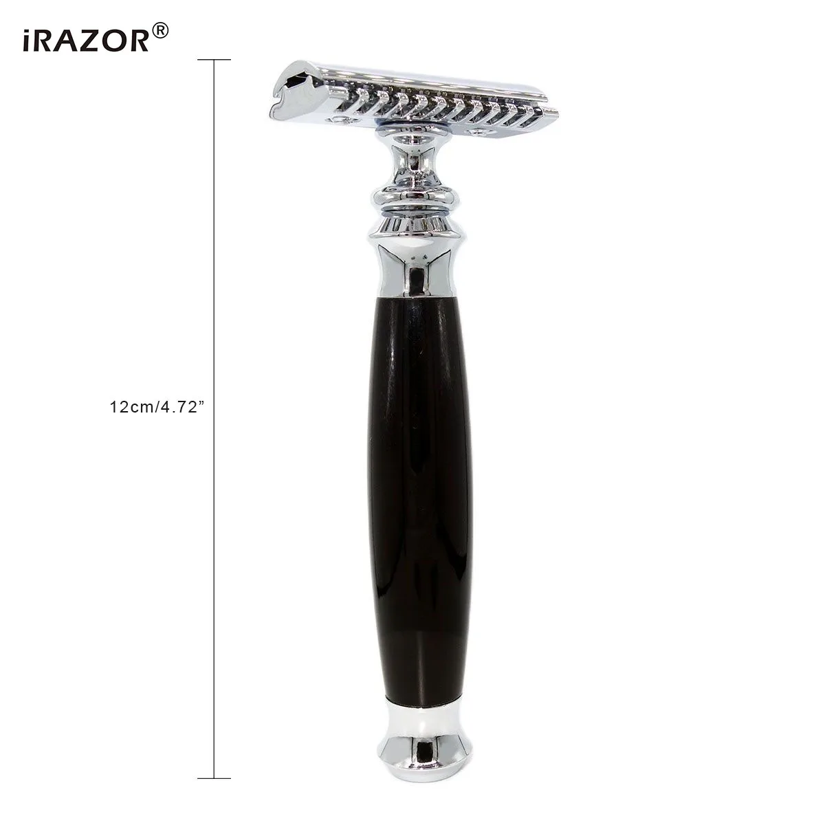 iRAZOR Classic Double Edge Satey Razor Manual Shaver for Men's Shaving & Women's Hair Removal with 10 Original Shaving Blades