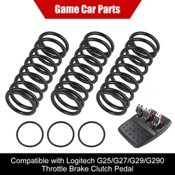 For Logitech G25 G27 G29 G920 Game Racing Wheel Upgrade Simulates Throttle Brake Clutch Pedals Springs Set Fake Car Accessories