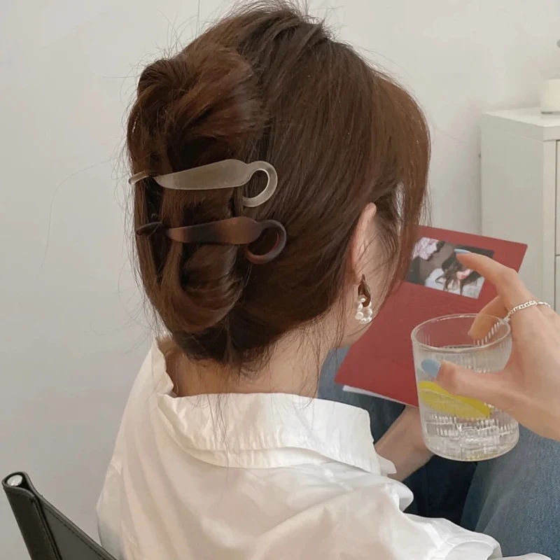 Jepit Rambut Warna Polos Baru Klip Rambut Buram untuk Wanita Jepit Rambut Jepit Rambut Kuncir Kuda Jepit Rambut Mode Aksesori Rambut